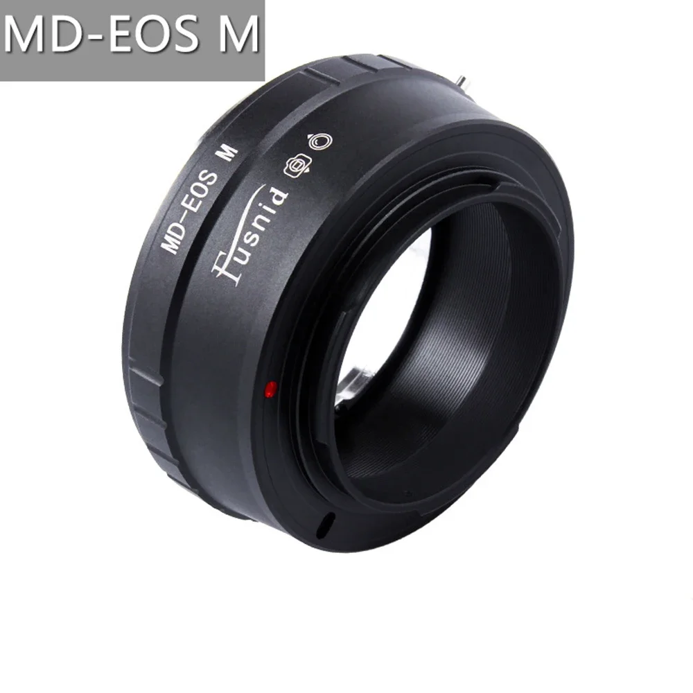 Adaptador MD-EOS M, lente Minolta MD MC para câmera sem espelho Canon EOS M Mount M1 M2 M3 M5 M6 M10 M50 M100