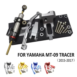 Stabilizator układu kierowniczego motocykla z zestawem wsporników montażowych do Yamaha MT-09 Tracer MT 09 Tracer MT09 Tracer 2015 2016 2017