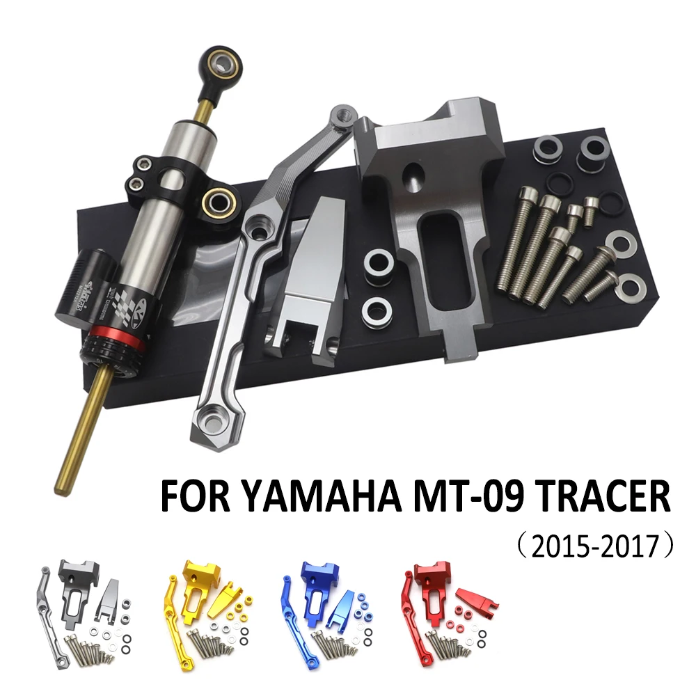 Motorcycle Stabilizer Steering Damper with Mounting Bracket Kit For Yamaha MT-09 Tracer MT 09 Tracer MT09 Tracer 2015 2016 2017