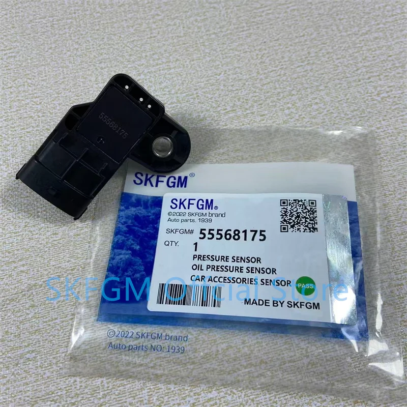 Sensor de Presión del Colector de Admisión 55568175, Sensor MAP, Compatible con Buick Encore, Chevrolet Cruze, Sonic, Trax