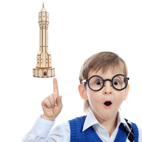 DIY Aerospace Rocket Model Assemble Technology Physics Science Toys Experimental Tool Kit Learning Educational Toy School Supply