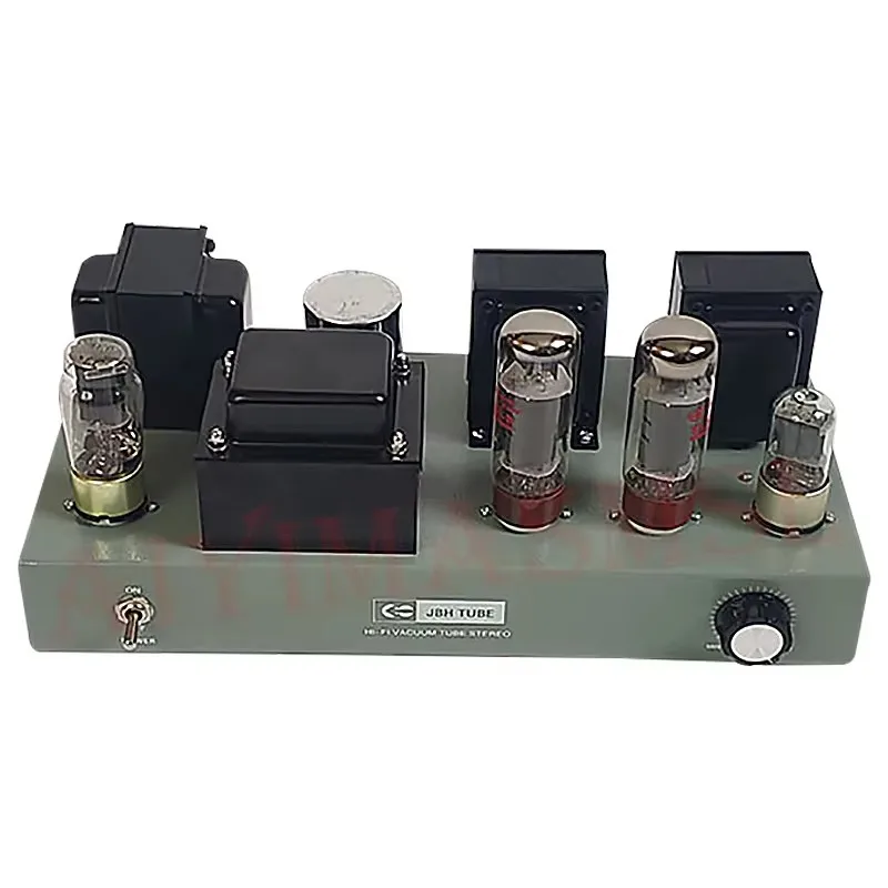 AIYIMA SMSL 6N9P Push EL34 Tube Amplifier 8W 2.0 5Z4P Rectificat Class A Vacuum Tube Amplifier Handmade Weld Power Amp Audio