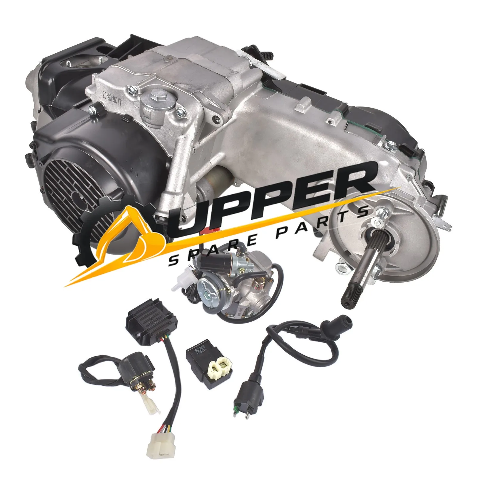 Short Case 150CC GY6 Single Cylinder 4-Stroke Scooter Complete Engine Motor