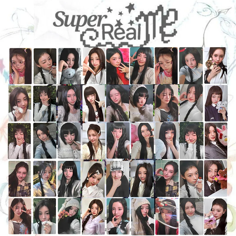 K-POP 5pcs/set ILLIT New Album Super Real Me Postcard Photo Card Magnetic Collectible Card LOMO Card WONHEE MOKA IROHA YUNAH