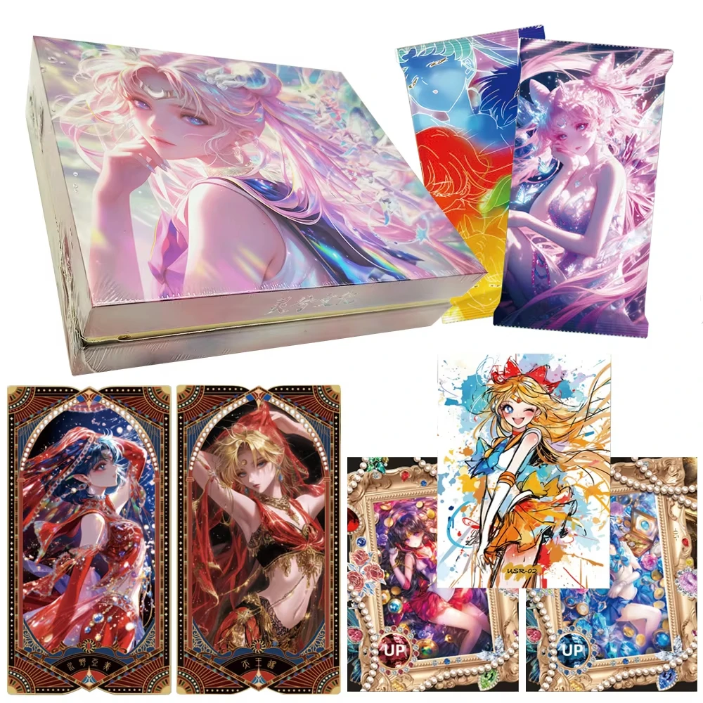 

Коллекционная карта Сейлор Мун, японская волшебная красота, изысканное мастерство, эмалированная карта для друзей, подарочная игрушка-сюрприз на день рождения