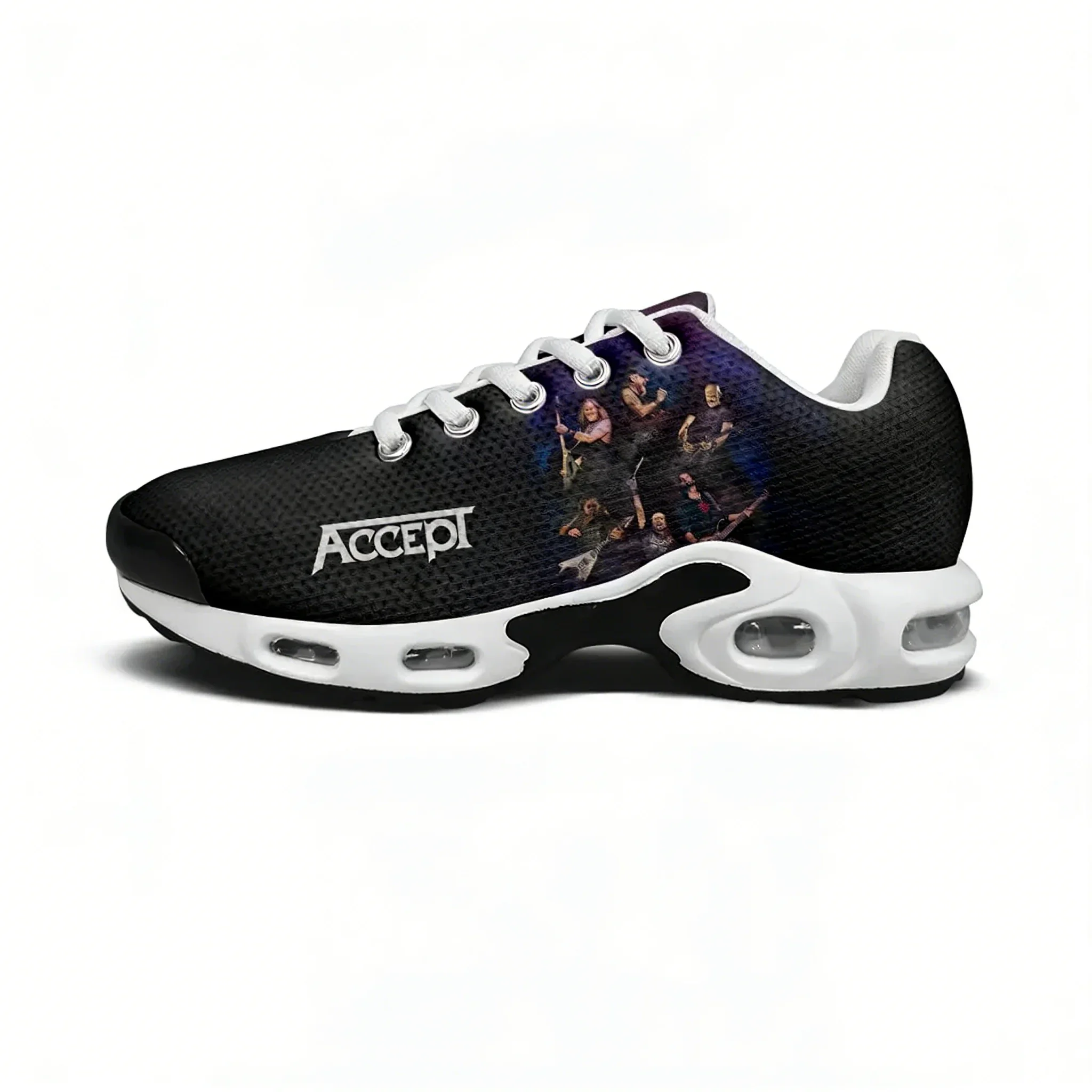 

Accept Band Lightweight Sports Shoes Tailor-Made Air Cushion Sneakers Men Women Teenager High Quality Custom Made Couples Shoes