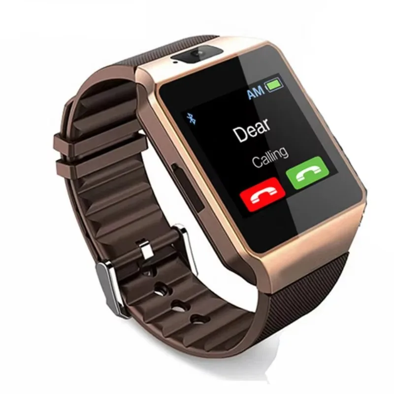 حار بيع الرياضة DZ09 فتحة الساعة الذكية لنظام Android لنظام IOS