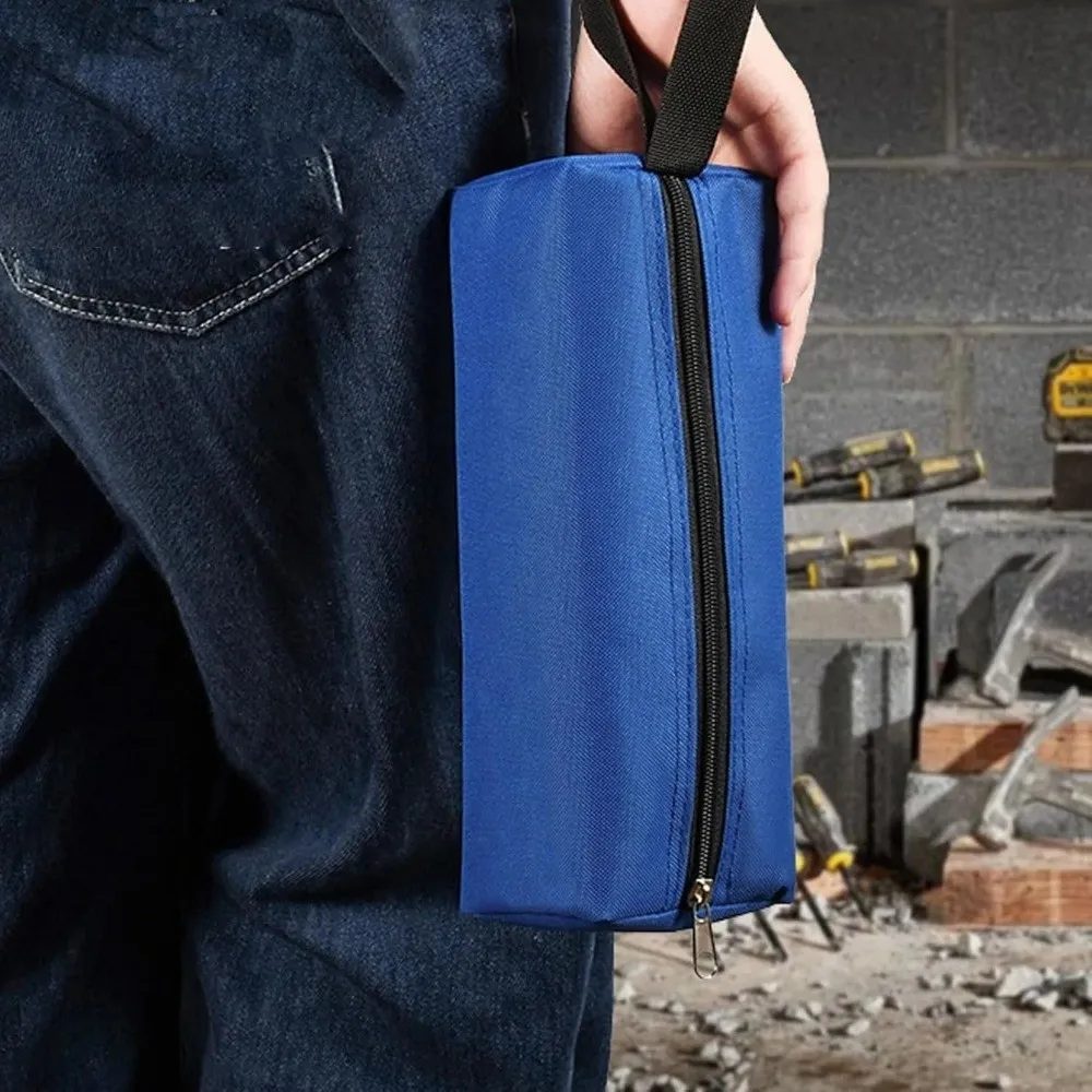 Versatile Zipper Tool Storage Bag Waterproof Portable Parts Bag Thickened Oxford Cloth Repair Bag Service Tool Parts