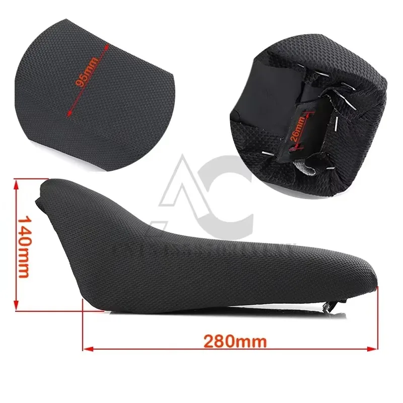 ل أبولو وسائد مقعد كاملة 125cc 150cc مقهى المتسابق Thumpstar Atomik Orion عدة دراجة نارية الترابية دراجة الطرق غير الممهدة رغوة