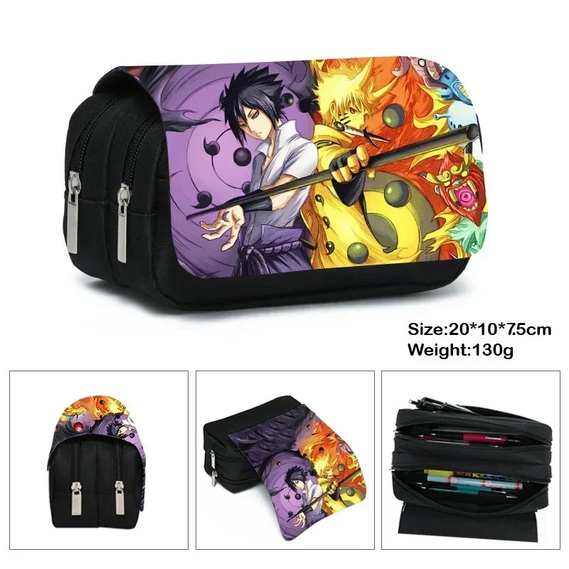 Naruto Naruto Stationery Box Primary and Secondary School Students Cartoon Anime Pencil Case Children's Toys Gifts image 2