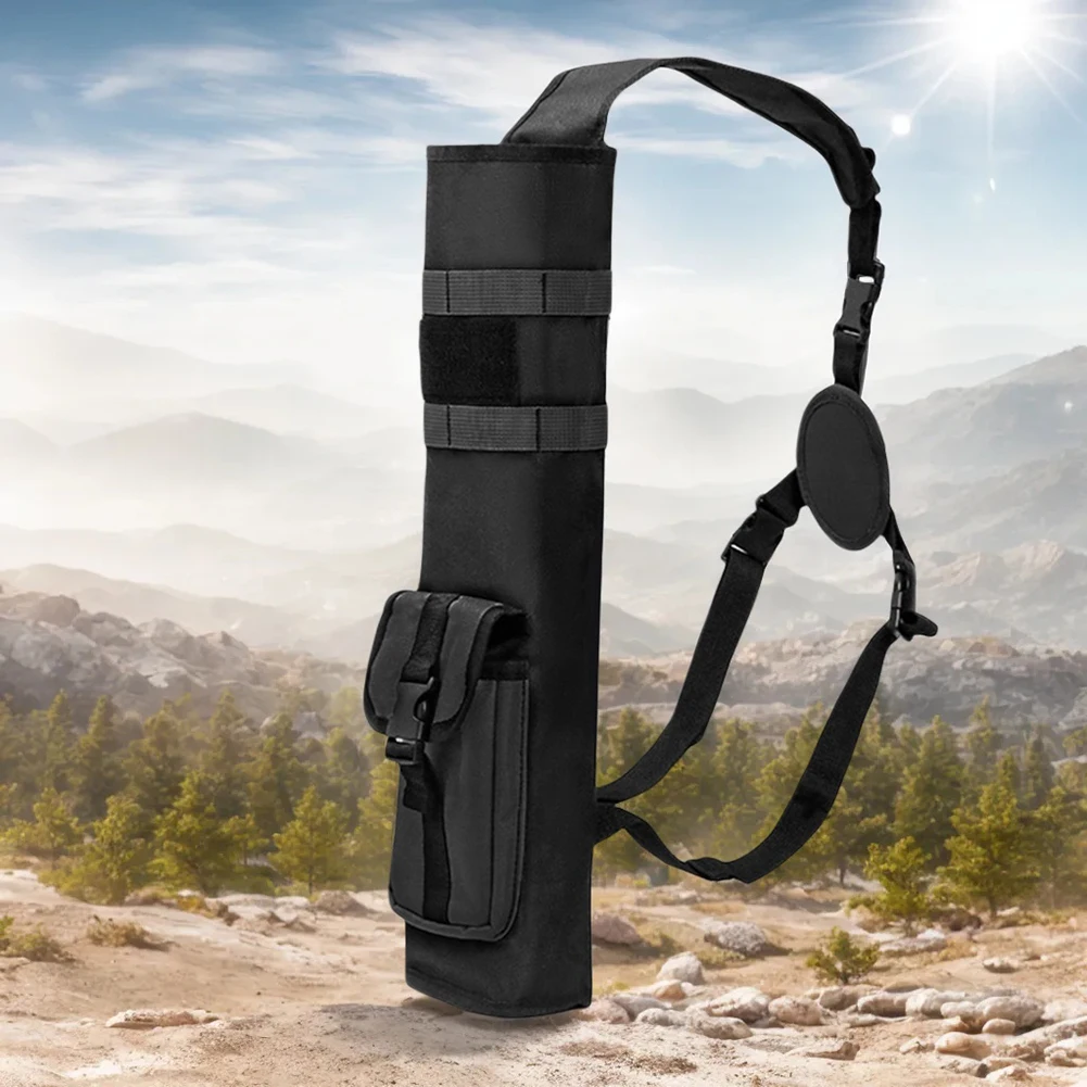 جعبة الرماية مع نظام مولي جعبة السهم الخلفي للجيب ذات الاستخدام المزدوج حامل سهم خفيف الوزن لممارسة هدف القوس