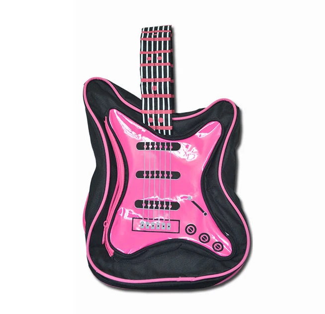 New Cool Retro Guitar Shape Bag For Girl British Style Novelty Brand Designer Personality Messenger Gothic Bags Unisex Boy Purse