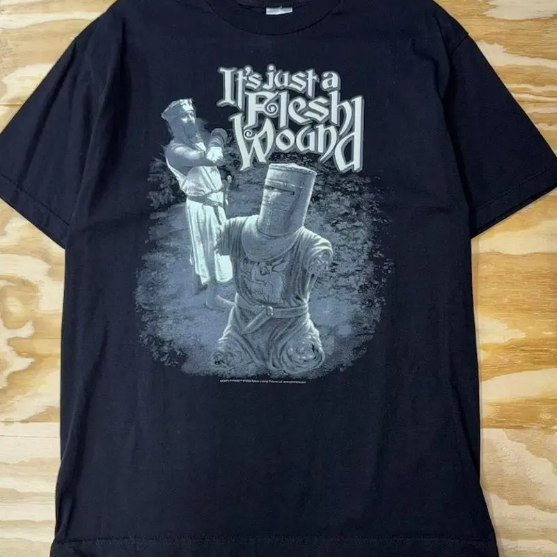 Vintage Y2K Monty Python And The Holy Grail Movie Promo T-Shirt