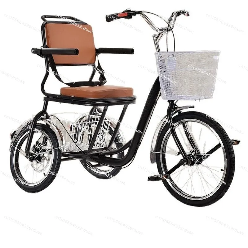 Character pedal tricycle adult exercise pedal tricycle elderly leisure walking