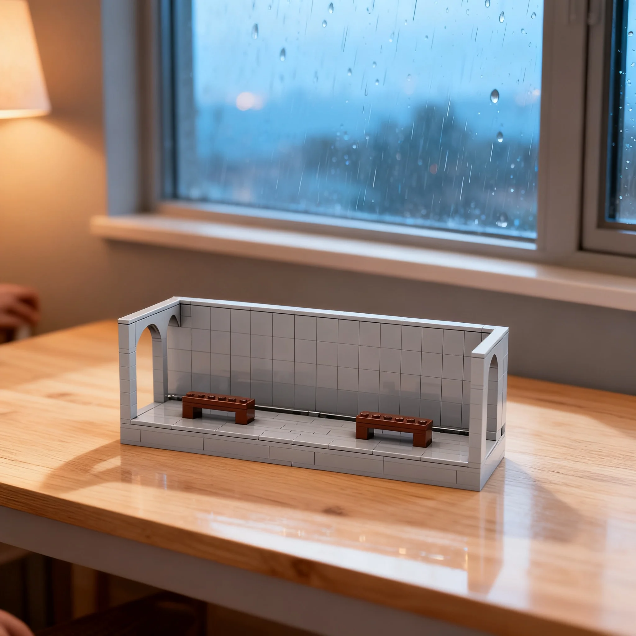 264pcs MOC Subway Station City Trains Model Building Blocks Construction Brick Idea Kids Assemble Education Christmas Gift Toy