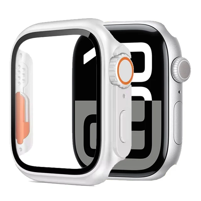 Glas+Hülle für Apple Watch 11 10 46mm 42mm 9 8 7 45mm 41mm Displayschutzfolie Change Ultra 3/2/1 Stoßfänger-Abdeckung iWatch 6 5 4 SE3/2/1 – Detail 7