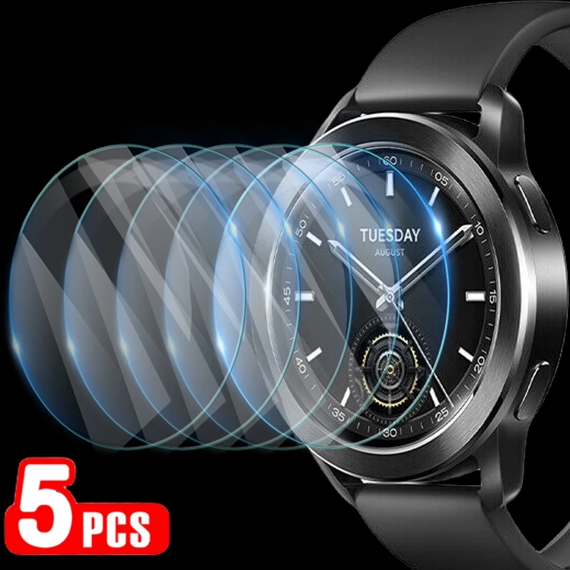 1-5Pcs Tempered Glass For Xiaomi Mi Watch S3 Screen Protector HD Clear Smartwatch Protective Film For Xiaomi Watch S3 Glass