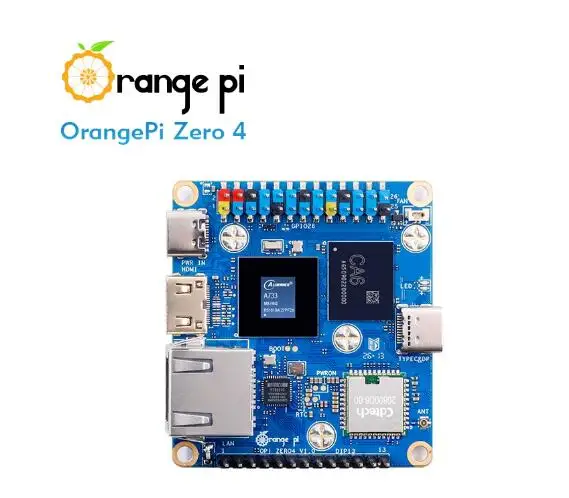 Orange Pie Zero4 OrangePi Zero4 All Star A733 Eight Core Embedded Development Board with WiFi and Bluetooth