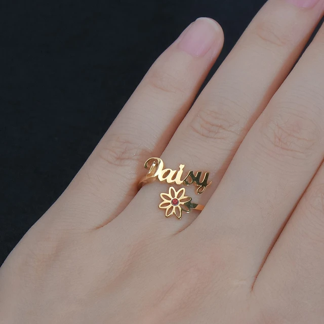 36 Styles Custom Name Ring For Men Women Personalized Wedding Gift Jewelry Double Name Couple Rings Adjustable Size Name Rings AliExpress 36