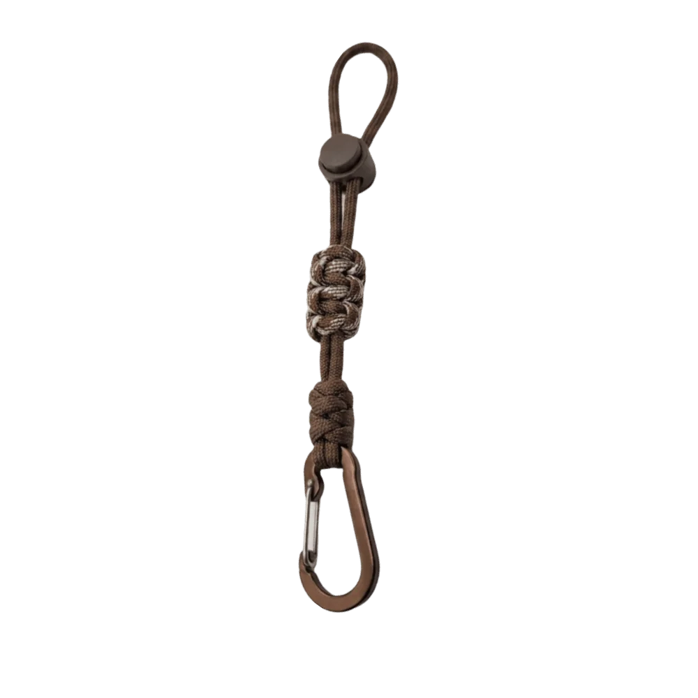 Alloy Water Bottle Lanyard Braided Rope Locking Carabiner Clip Beverage Lanyard Multicolor Durable Key Chain Lanyard