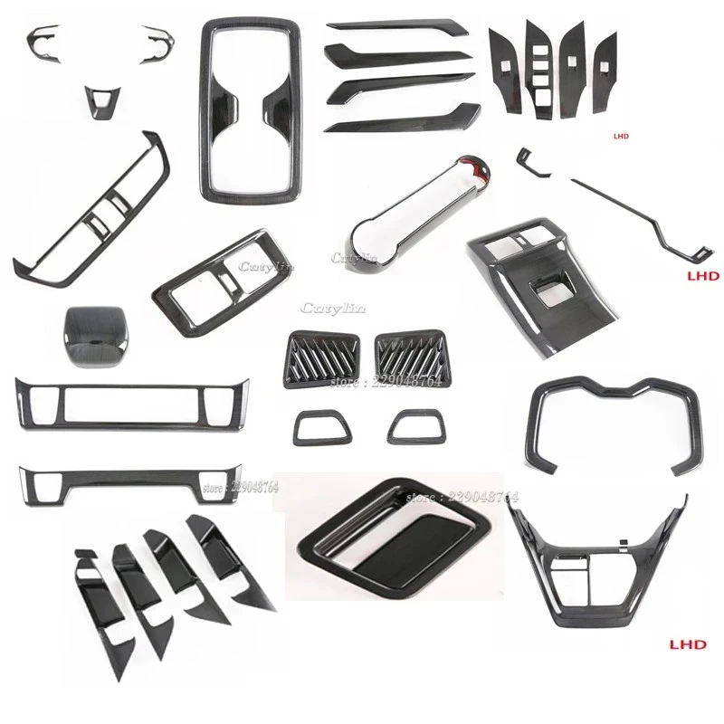 For Toyota RAV4 RAV 4 XA50 2019 2020 2021 2022 2023 ABS Black Wiredrawing Accessories Car Gear Shift Panel Frame Cover Trim