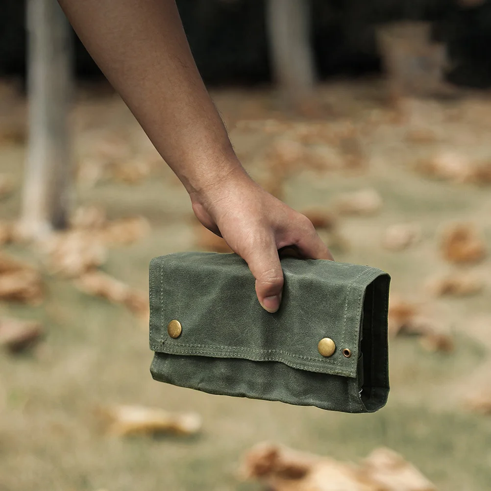 1 مجموعة التوابل الحاويات حقيبة في الهواء الطلق زجاجة توابل حامل مقاوم للماء قماش الحقيبة نزهة الطبخ العرض المنظم #2