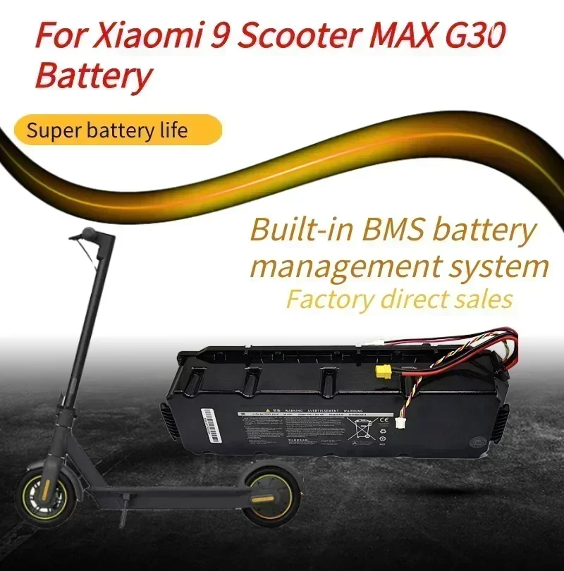 Parti della batteria G30D per la sostituzione degli accessori del pacco batteria agli ioni di litio per scooter elettrico Ninebot MAX G30D