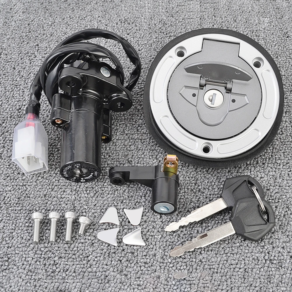 Tapa del tanque de combustible de bloqueo del interruptor de encendido para Yamaha MT03 MT25 YZF R25 YZF R3 ABS BS7-XH250-00 BGJ-XH250-00 MT-03 MT-25 YZF-R25 YZF-R3