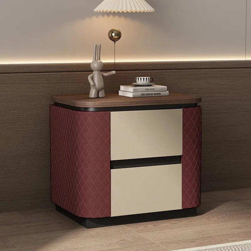 Creative Versatile Bedside Tables Trendy Luxury Beauty Exquisite Nightstands Classic Storage Mesa De Cama Bedroom Furniture