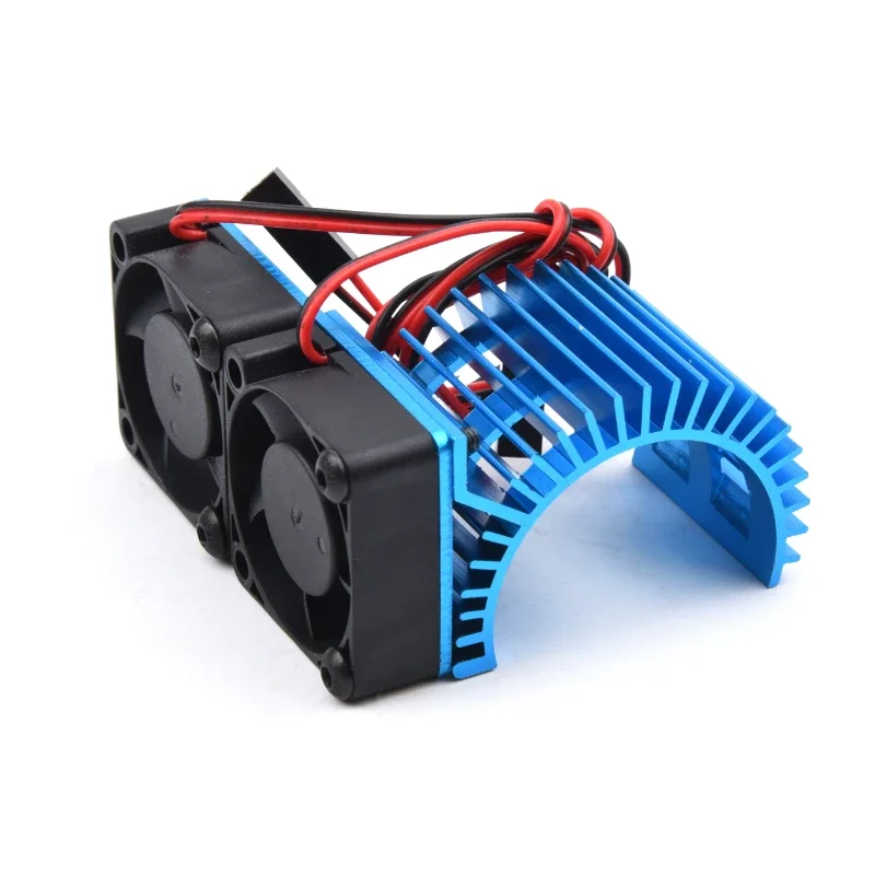 

Motor Dual Cooling Fans Heatsink 540 550 3650 3660 3670 Radiator 36mm 5V-7.4V For 1/10 1/8 RC Car Ship Part Aluminum Alloy