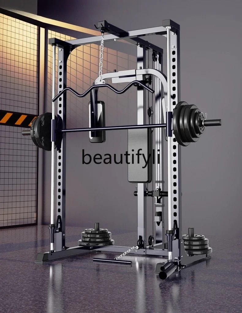 

X Comprehensive trainer gantry frame Fitness household high pull-down multi-functional squat bench press frame