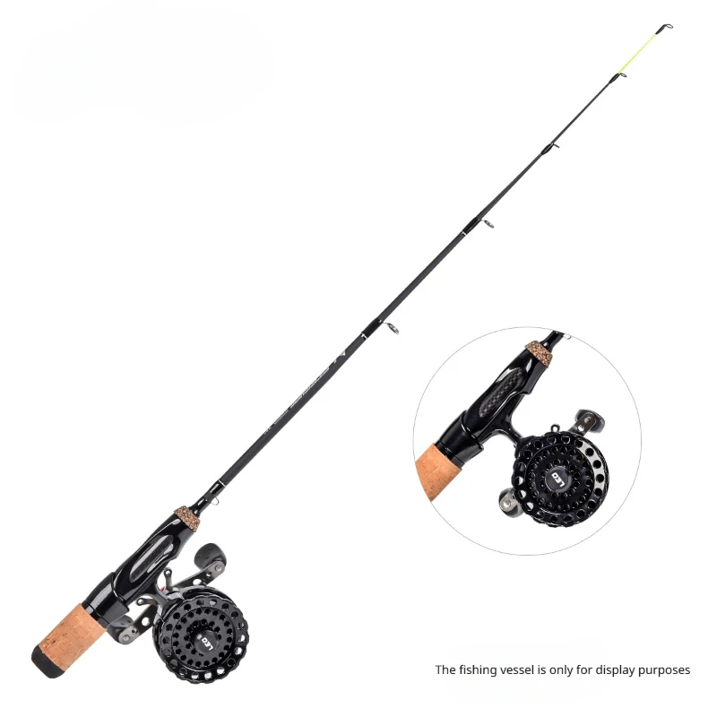 1pcs Russian Winter Fishing Rod High Quality Integrated Flat Raft FRP Rod Lightweight Single Section Rod 19/25/28 in Selectable