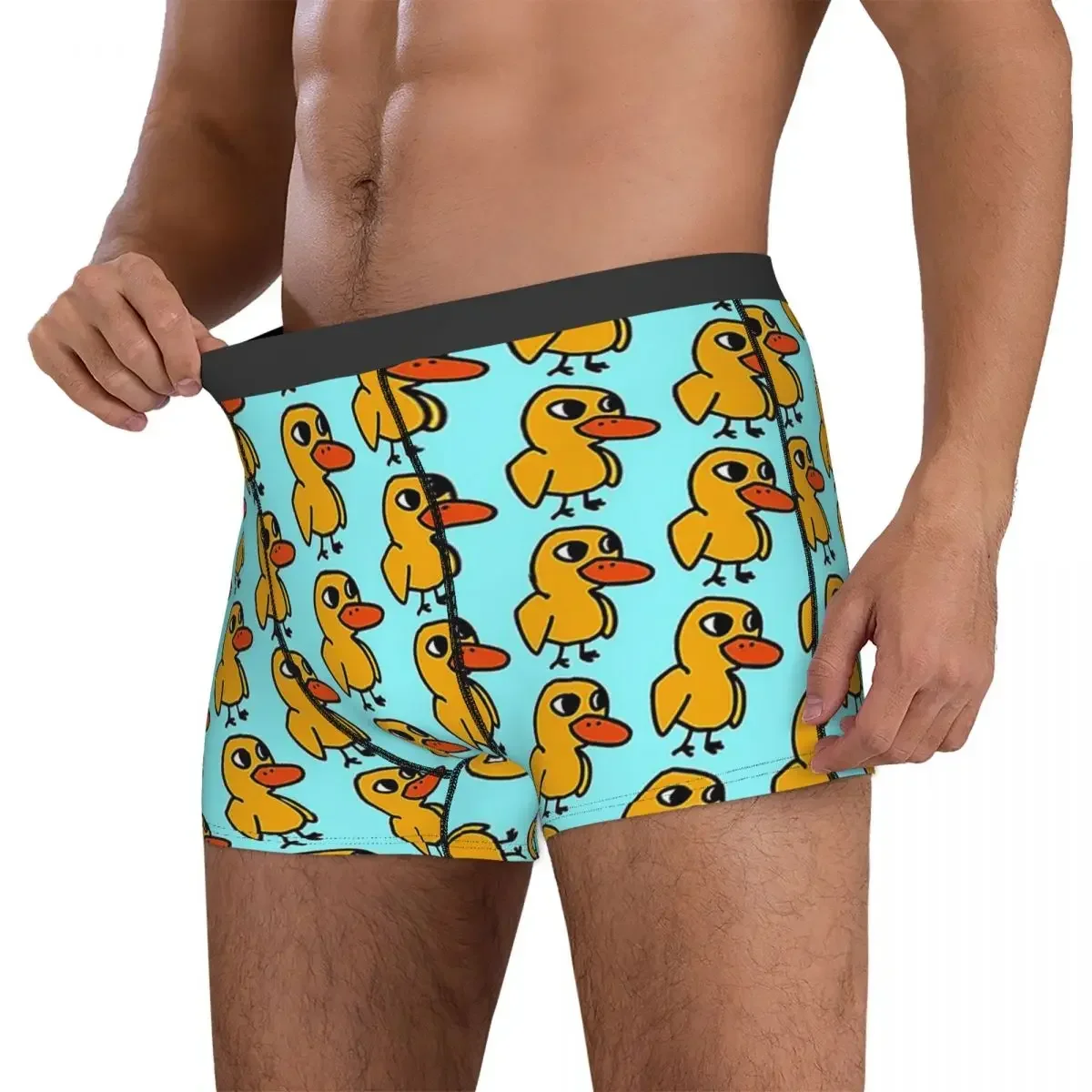 Boxer Underpants Shorts Duck Song Panties Male Ventilate Underwear For Homme Man Boyfriend Gifts