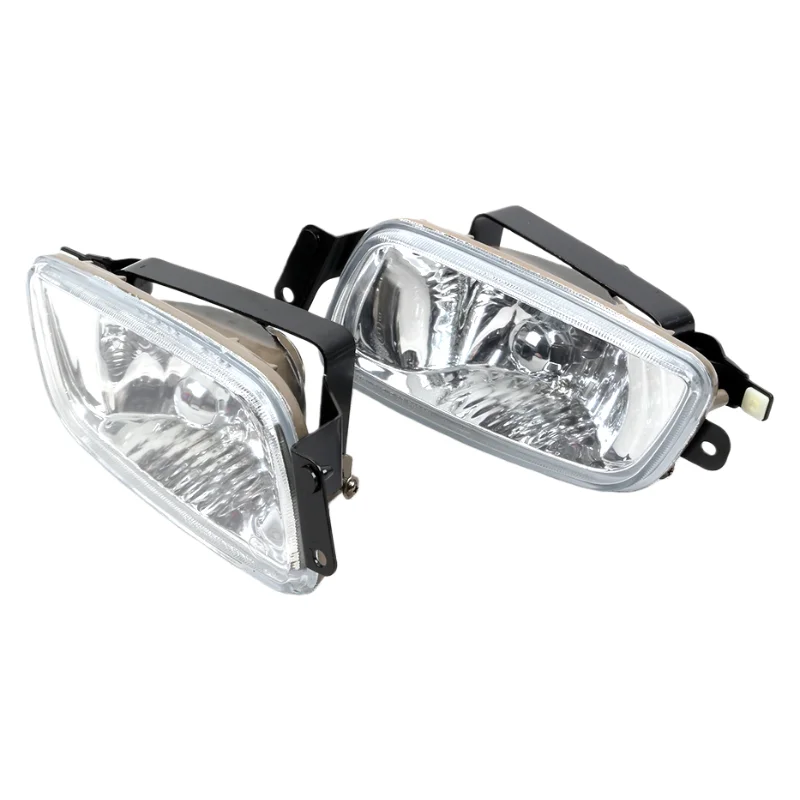 Car Front Fog Light Driving Lamp Assembly Kit Set For Mitsubishi Pajero Montero Shogun V73 V75 V77 2000~2003 With Wires