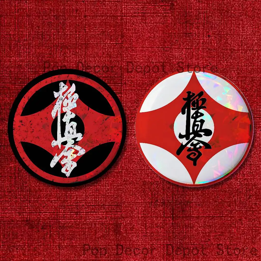 Kyokushin Karate Custom Badges 75mm 44mm 25mm Brooch Backpack Hat Pins Accessories Toys Valentine gift