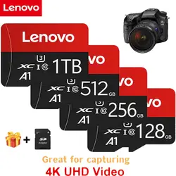 Lenovo Mini SD карта памяти, 256 ГБ, 512 ГБ, 128 ГБ