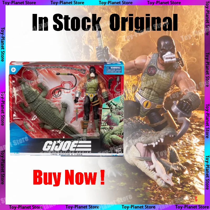 

In Stock] G.I.joe Classified Series Figure Croc Master G Fiona Viper Cobra Snake Eyes Anime Action Figures Figuras Gifts Toys