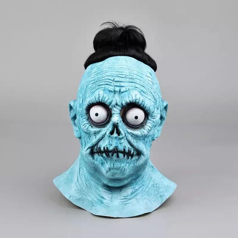 

cosplay role-playing headwear, blue skull mask, Halloween party role-playing props for both men and women