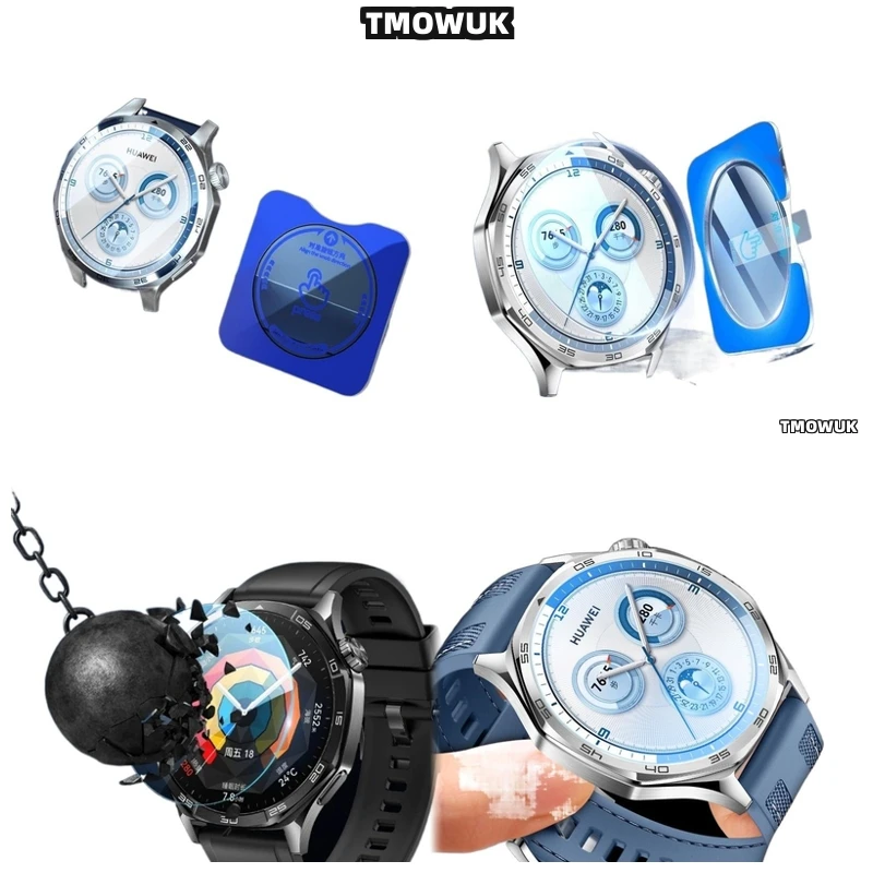 

For Huawei Watch GT5 GT4 GT3 GT2 Pro GT, Anti-Shock Glass, Simple Click-On Installation.