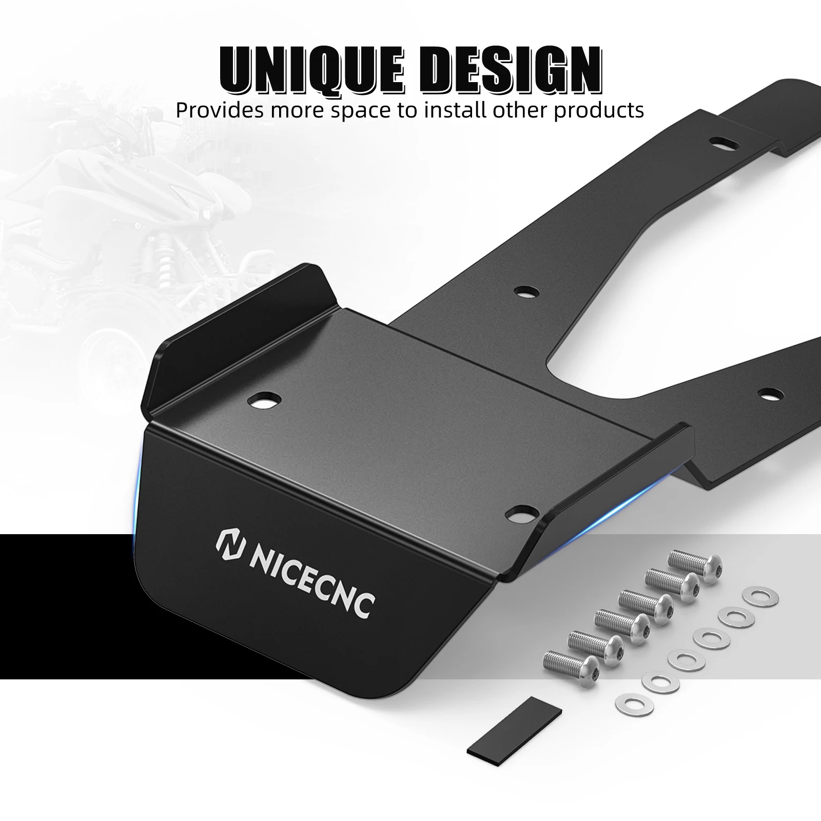 NICECNC For Honda TRX450ER Electric Start 2006-2014 ATV Swing Arm Skid Plate TRX450R Kick Start 2006-2009 Replace 50355-HP1-600