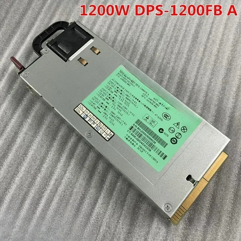 for DL580G5 Server Power Supply DPS-1200FB A 438202-002 1200W Power Supply 90% New