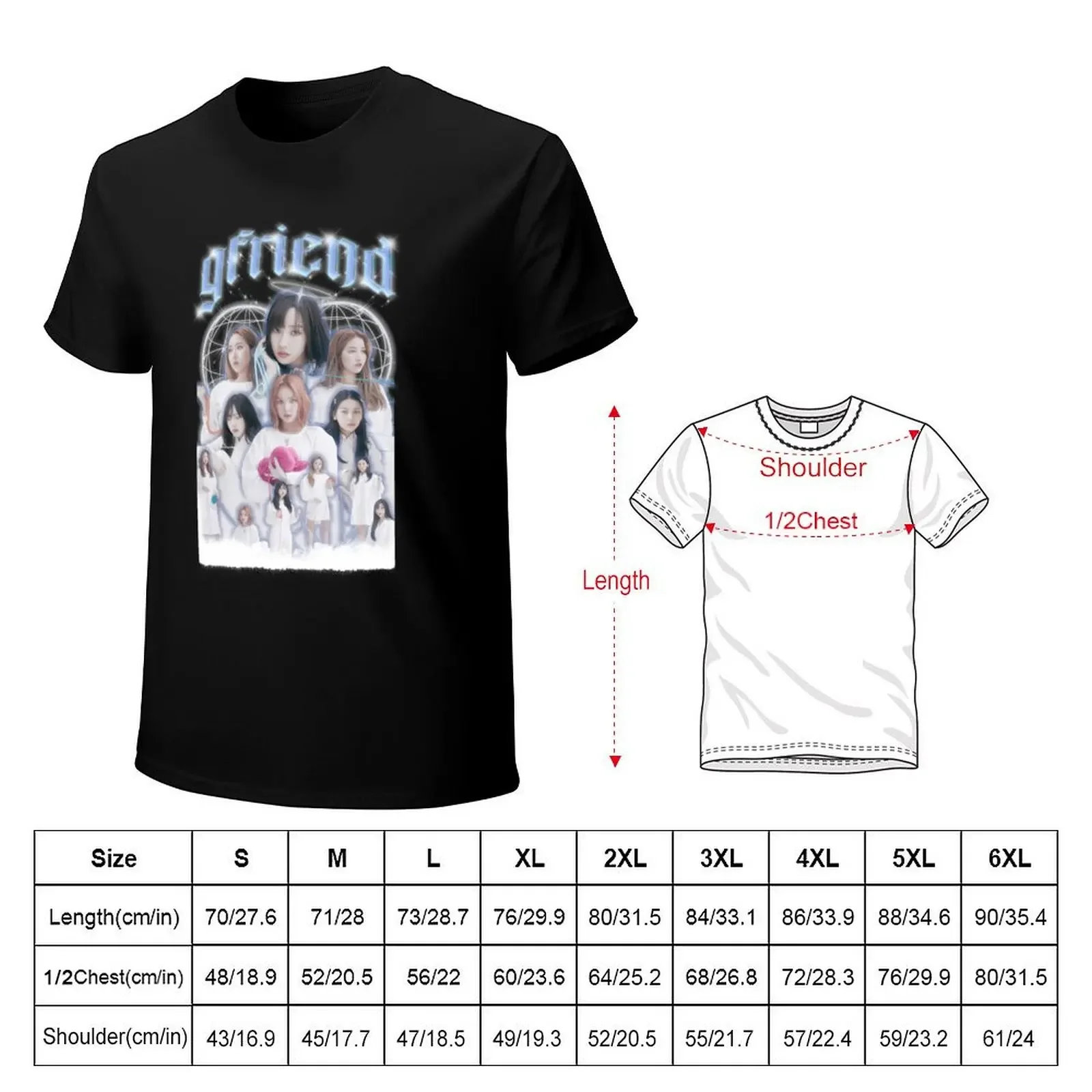 Gfriend Y2K Aesthetic Band T-shirt funnys boys animal print mens graphic t-shirts pack