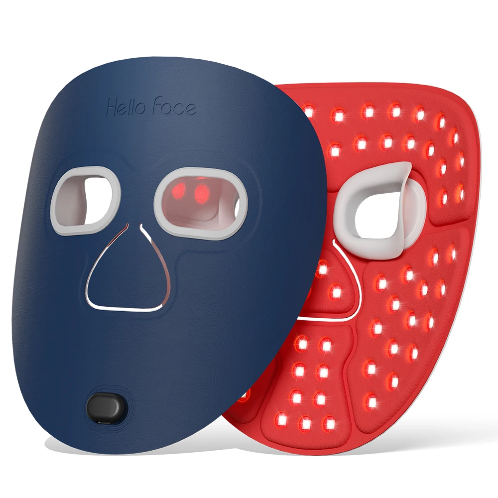 Ultralicht roodlichttherapie fotonmasker Hello Face M500S LED nabij-infrarood lichttherapie gezichtsmasker Professionele gezichtsverzorging