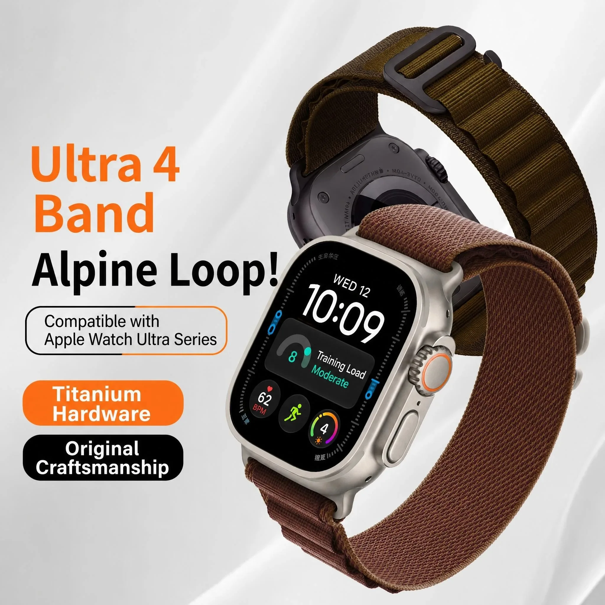 2026 Kebitt New High Quality Nylon Strap Alpine Loop For Apple Watch Series12 11 10 9 8 7 SE Ultra4 3 2 Band Iwatch Correa