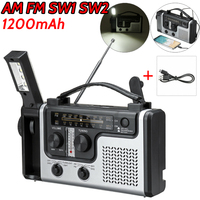 Radio Solar Cranked Radio Multifunctional Emergency Prevention Outdoor Compass for Outdoor Camping Accessories