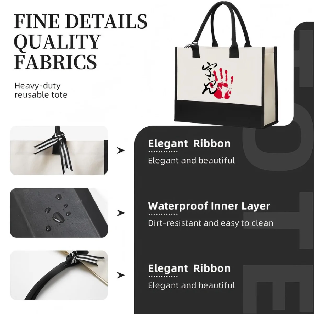 Ura Sumo Tegata 2026 وصول جديد موضة عملية واسعة قابلة لإعادة الاستخدام حمل حقيبة نمط طباعة 2 لهجة الثقيلة حقيبة كتف كبيرة