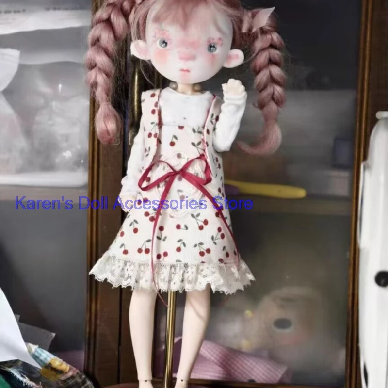 

2026 new cherry 2pcs Dress + T-shirt for landoudou/Blythe(Fit for Lulu,ymy24,Ob22,24,26,zone, Jenny)