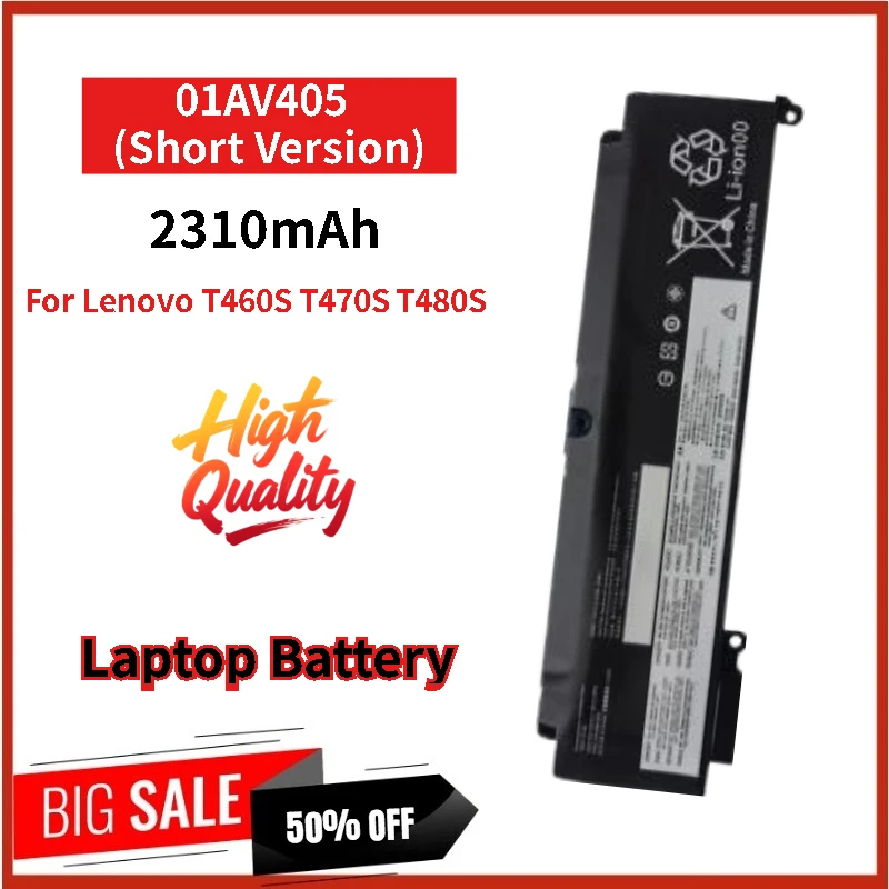 

Высокое качество 11,4 В 2310 мАч сменный аккумулятор для ноутбука 01AV405 (короткая версия) для Lenovo T460S T470S T480S Совершенно новый