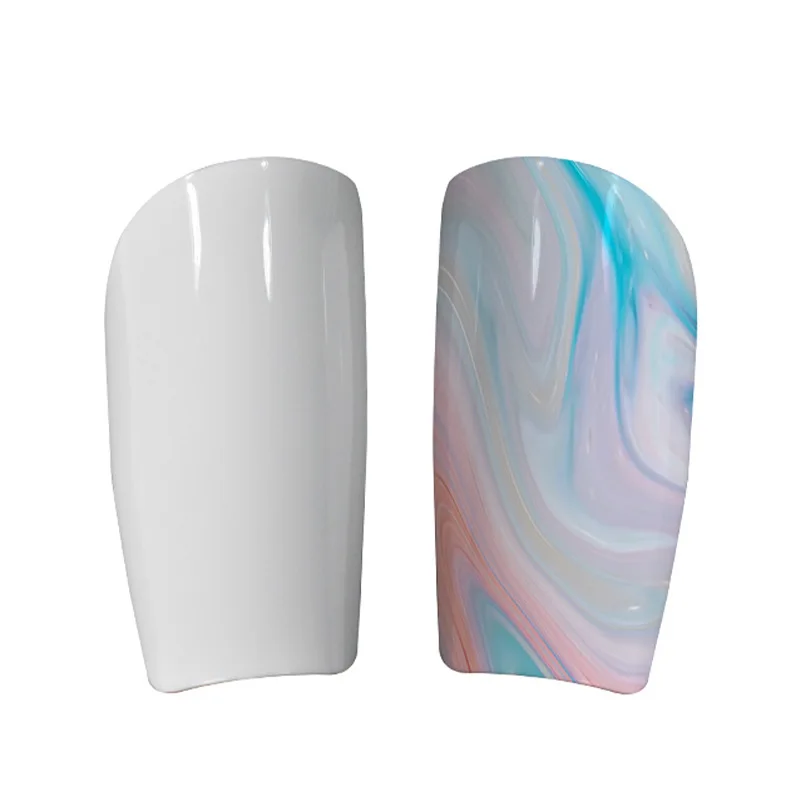 

6pairs Sublimation Blank Shin guards Calf guard Leg pads for playing football Sports Transfer by 3D Sublimation Machine