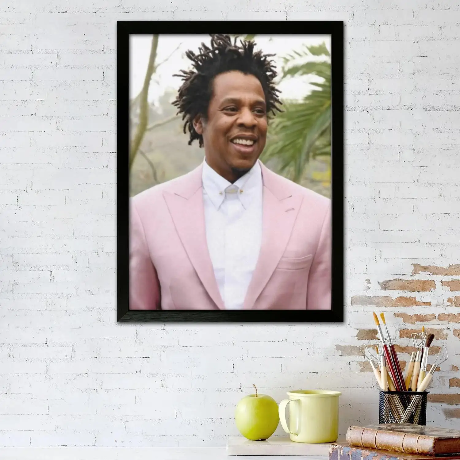 Jay-Z Canvas Art Poster and Wall Art, Picture Print, Modern Family Bedroom Decor,Decorative painting